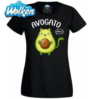 Dámské tričko Španělské Kočičí Avokádo Avogato.jpg