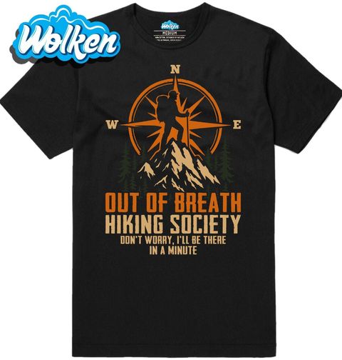 Obrázek produktu Pánské tričko Spolek zadýchaných turistů Out of Breath Hiking Society