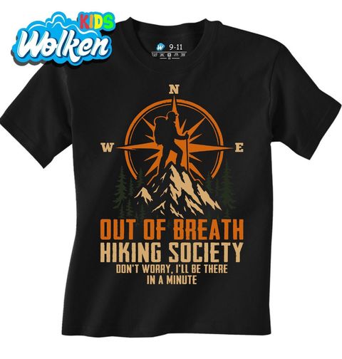 Obrázek produktu Dětské tričko Spolek zadýchaných turistů Out of Breath Hiking Society