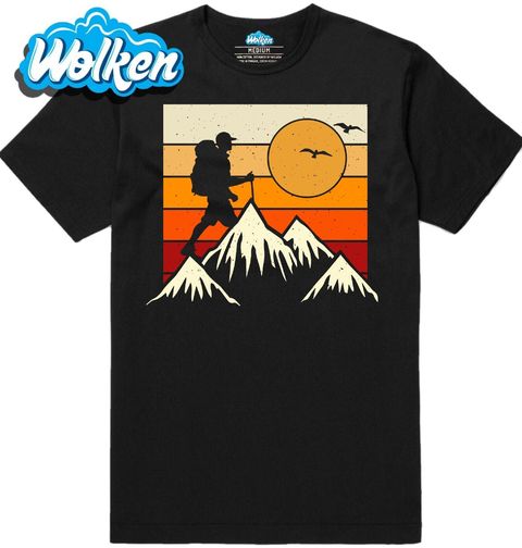 Obrázek produktu Pánské tričko Hiking při Západu Slunce