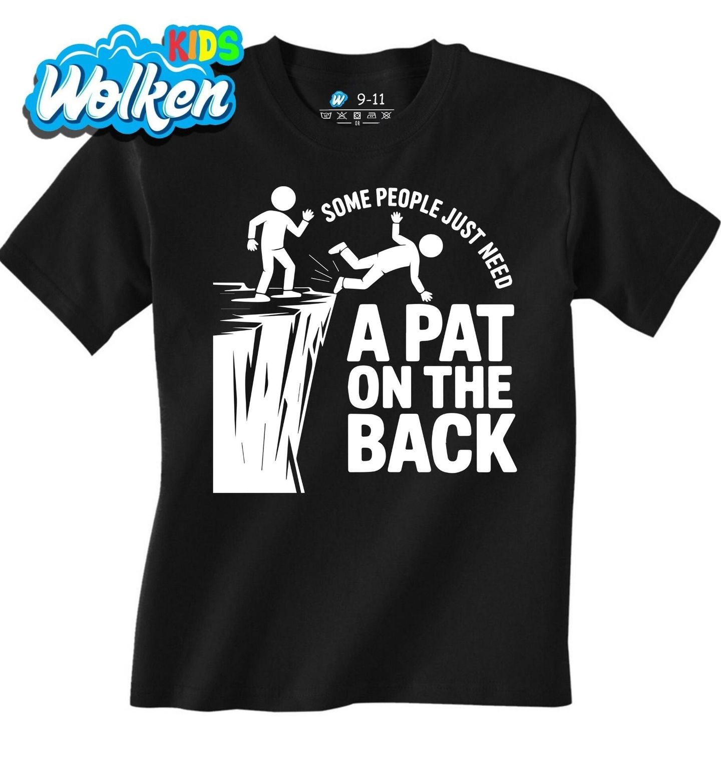 Dětské tričko Někteří lidé potřebují jen poplácat po zádech.jpg