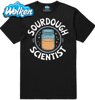 Pánské tričko Vědec Kváskového chleba Sourdough Scientist.jpg