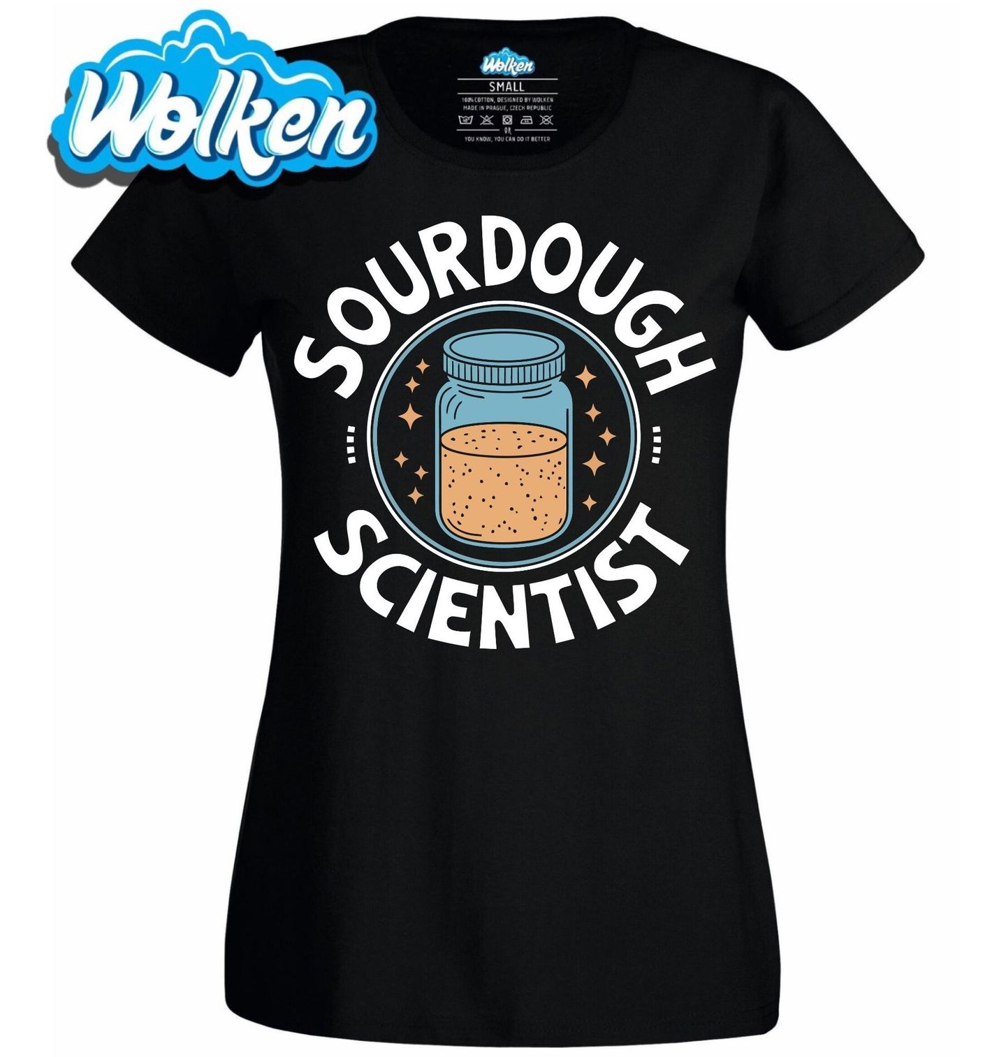 Dámské tričko Vědec Kváskového chleba Sourdough Scientist.jpg
