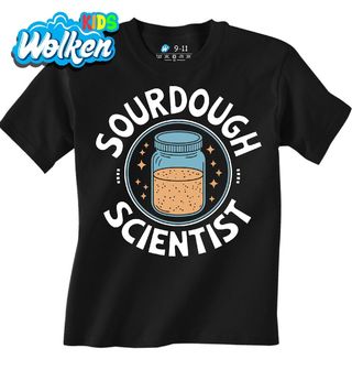 Dětské tričko Vědec Kváskového chleba Sourdough Scientist.jpg