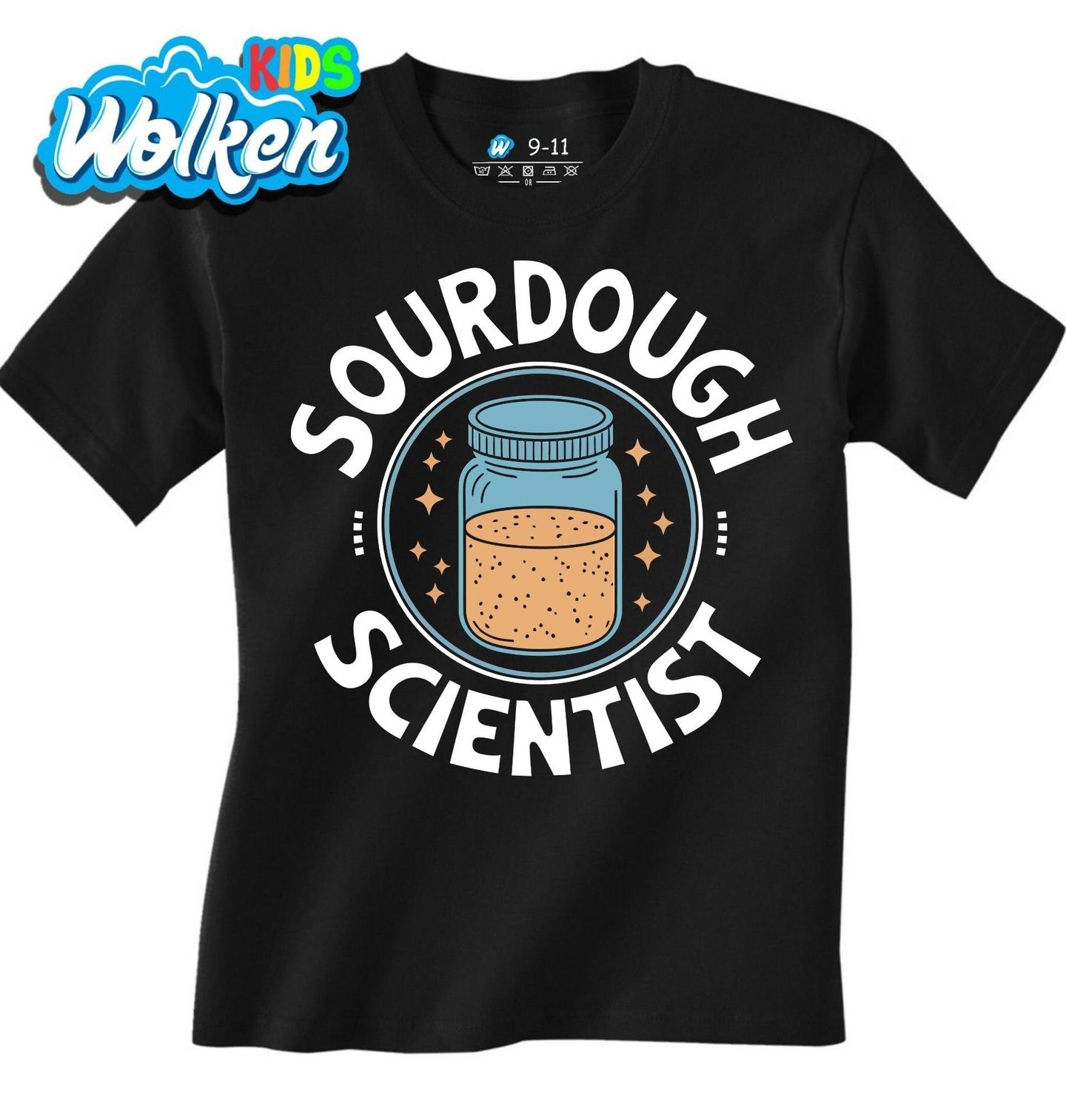 Dětské tričko Vědec Kváskového chleba Sourdough Scientist.jpg