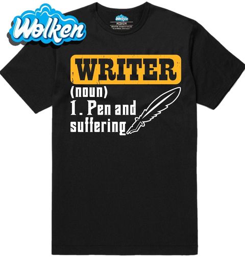 Obrázek produktu Pánské tričko Spisovatel - Pero a Utrpení Writer