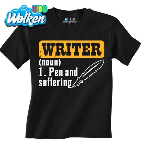 Obrázek produktu Dětské tričko Spisovatel - Pero a Utrpení Writer