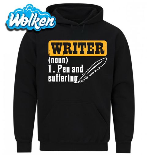 Obrázek produktu Pánská mikina Spisovatel - Pero a Utrpení Writer
