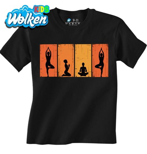 Obrázek produktu Dětské tričko Silueta Jogína