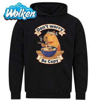 Mikina Bojovník Kapybara s Ramenem Don’t Worry Be Capy.jpg