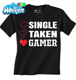 Dětské tričko Single_ Taken_ Gamer!.jpg