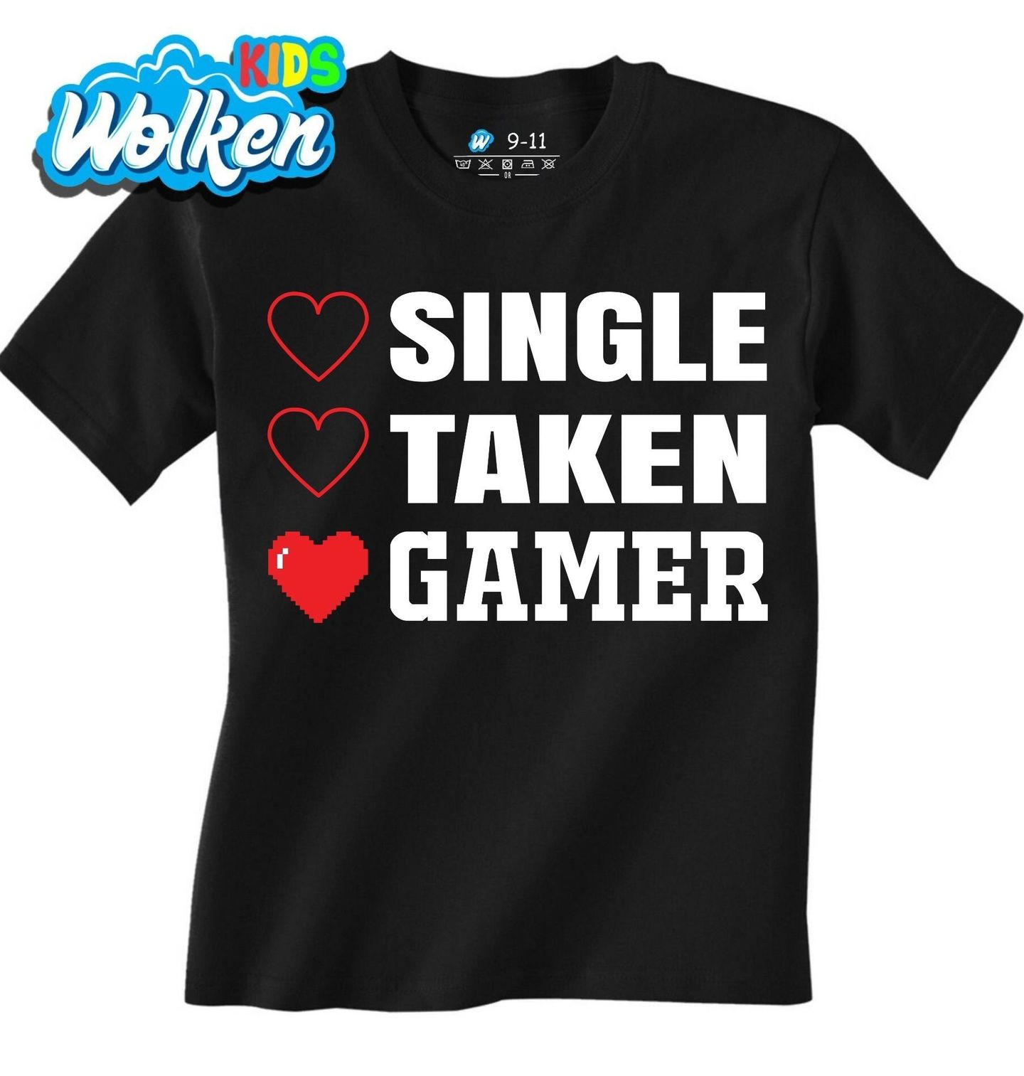 Dětské tričko Single_ Taken_ Gamer!.jpg