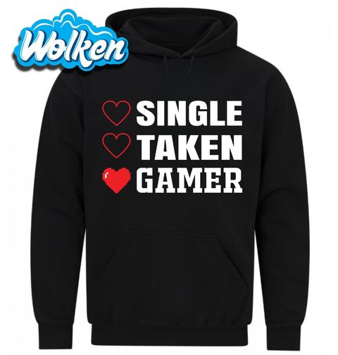 Obrázek produktu Pánská mikina Single? Taken? Gamer!