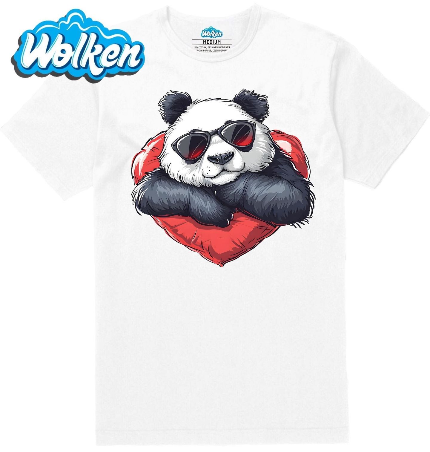 Pánské tričko  Cool Panda se Srdcem.jpg