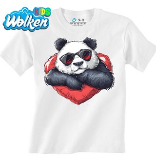Dětské tričko Cool Panda se Srdcem.jpg