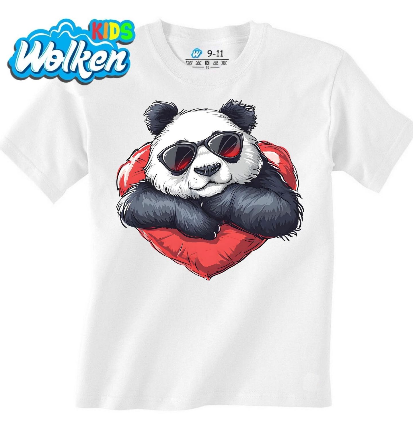 Dětské tričko Cool Panda se Srdcem.jpg