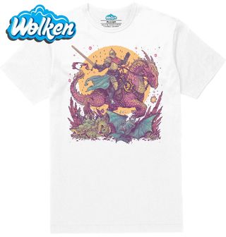 Pánské tričko Rytíř na Drakovi.jpg