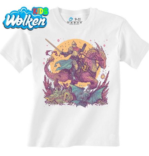 Obrázek produktu Dětské tričko Rytíř na Drakovi