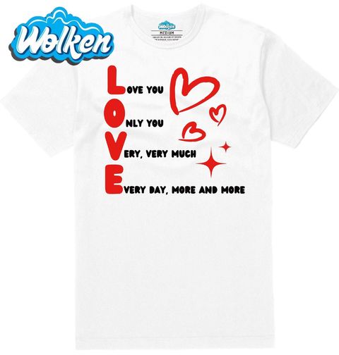 Obrázek produktu Pánské tričko Miluji tě Love You Only You