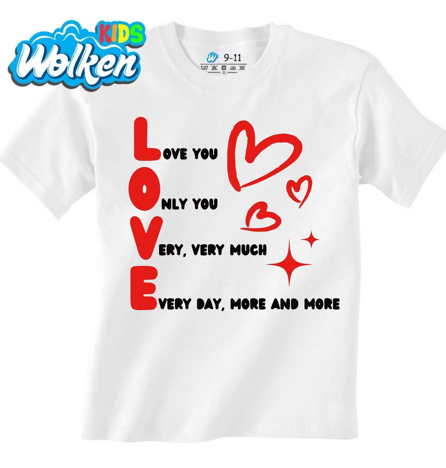Dětské tričko Miluji tě Love You Only You.jpg