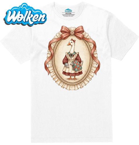 Obrázek produktu Pánské tričko Starožitný Talíř Husa v Šatech Folk