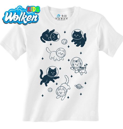 Obrázek produktu Dětské tričko Kočičí Astronauti mezi Hvězdami