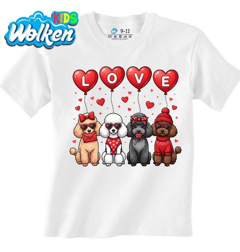 Obrázek produktu Dětské tričko Zamilovaní Pudlové LOVE