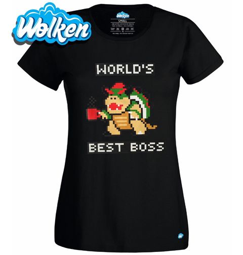 Obrázek produktu Dámské tričko Bowser World's Best Boss Nejlepší Záporák 