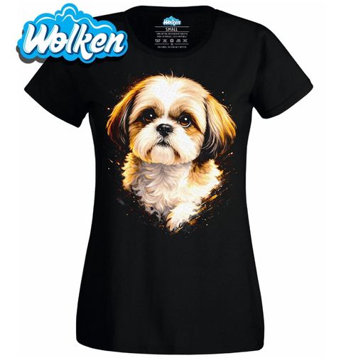 Obrázek produktu Dámské tričko Elegantní Shih-tzu