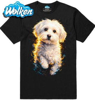 Pánské tričko Zářivý Bišonek.jpg