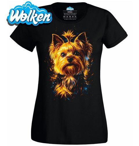 Obrázek produktu Dámské tričko Elegantní Jorskšírský Teriér