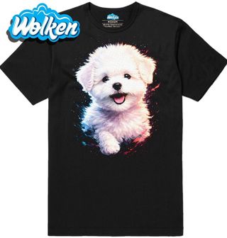 Pánské tričko Usměvavý Bišonek.jpg