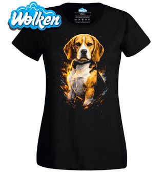 Dámské tričko Majestátní Bígl.jpg