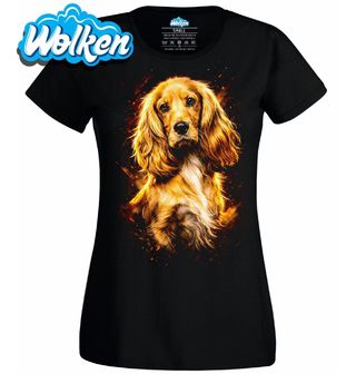 Dámské tričko Zlatý Kokršpaněl.jpg