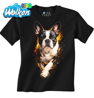 Dětské tričko Bostonský teriér v Běhu.jpg