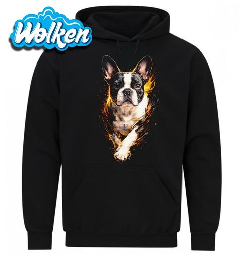 Obrázek produktu Pánská mikina Bostonský teriér v Běhu