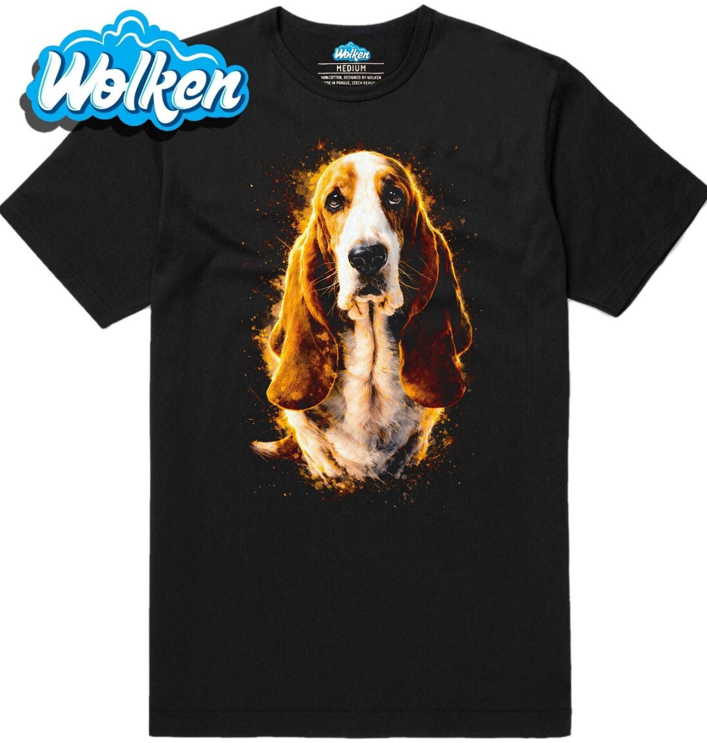 Pánské tričko Ušlechtilý Baset.jpg