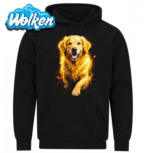 Obrázek produktu Pánská mikina Zářivý Zlatý retrívr