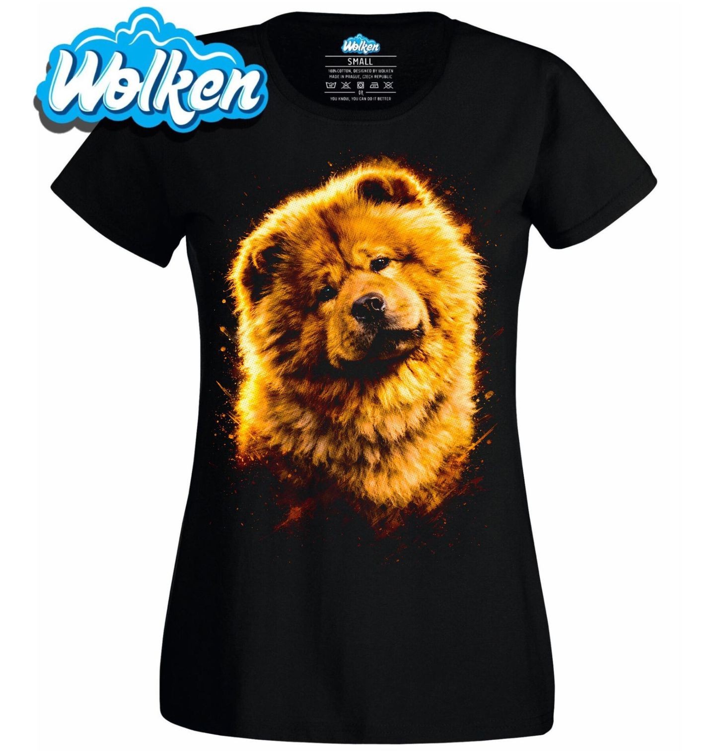 Dámské tričko Huňatý Chow Chow.jpg
