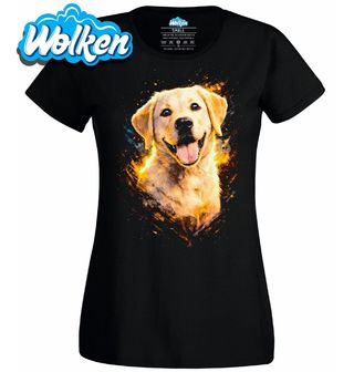 Dámské tričko Štěně Labradora.jpg