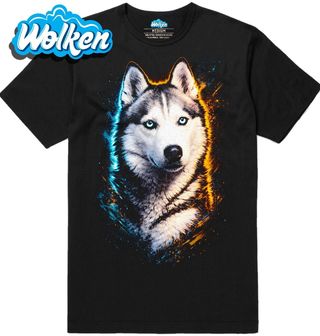 Pánské tričko Ledový Pohled Sibiřského huskyho.jpg