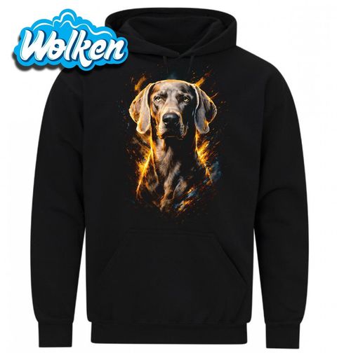 Obrázek produktu Pánská mikina Hnědý Výmarský ohař