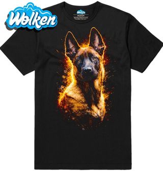 Pánské tričko Štěně Belgického ovčáka Malinois.jpg