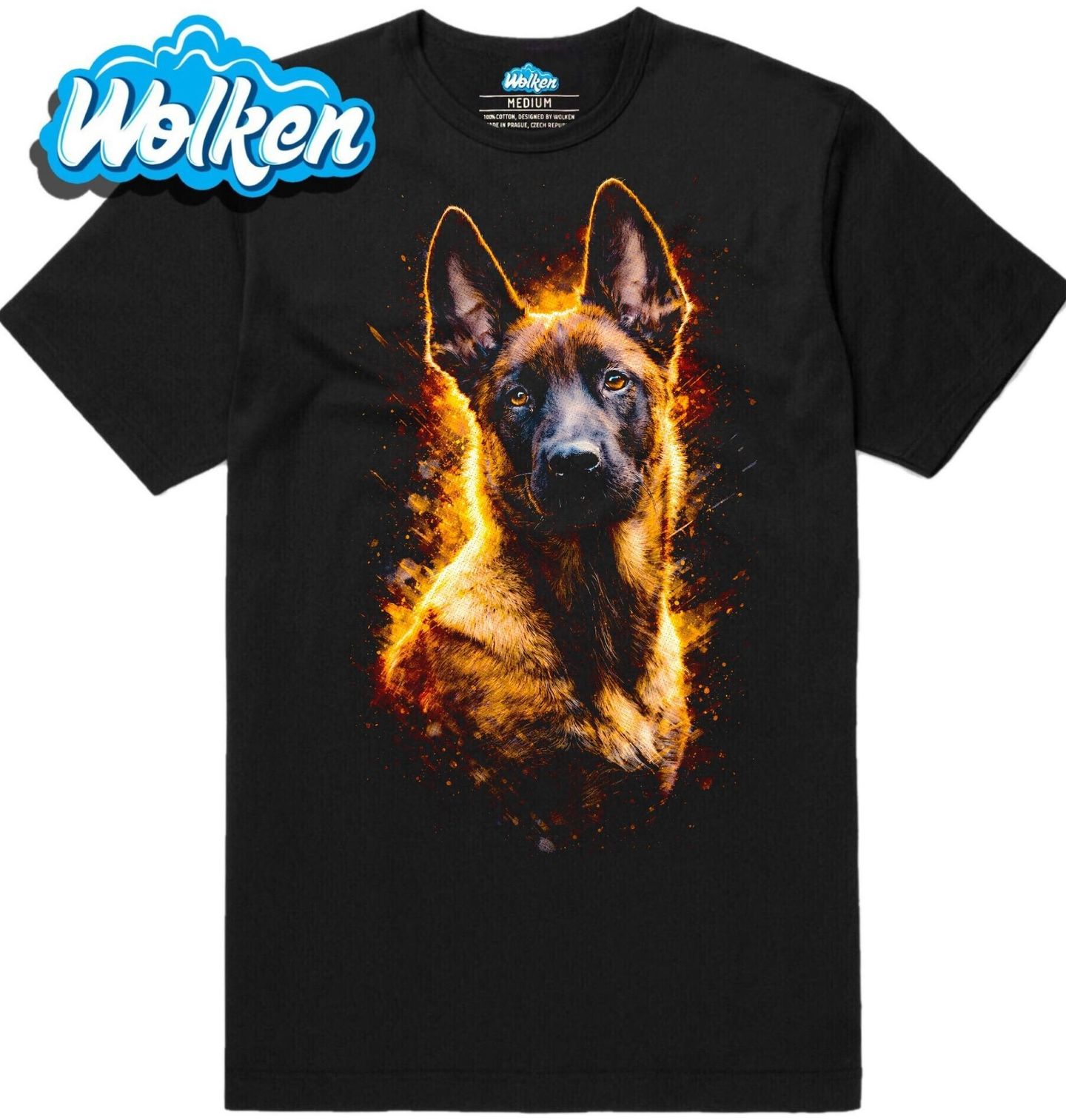 Pánské tričko Štěně Belgického ovčáka Malinois.jpg