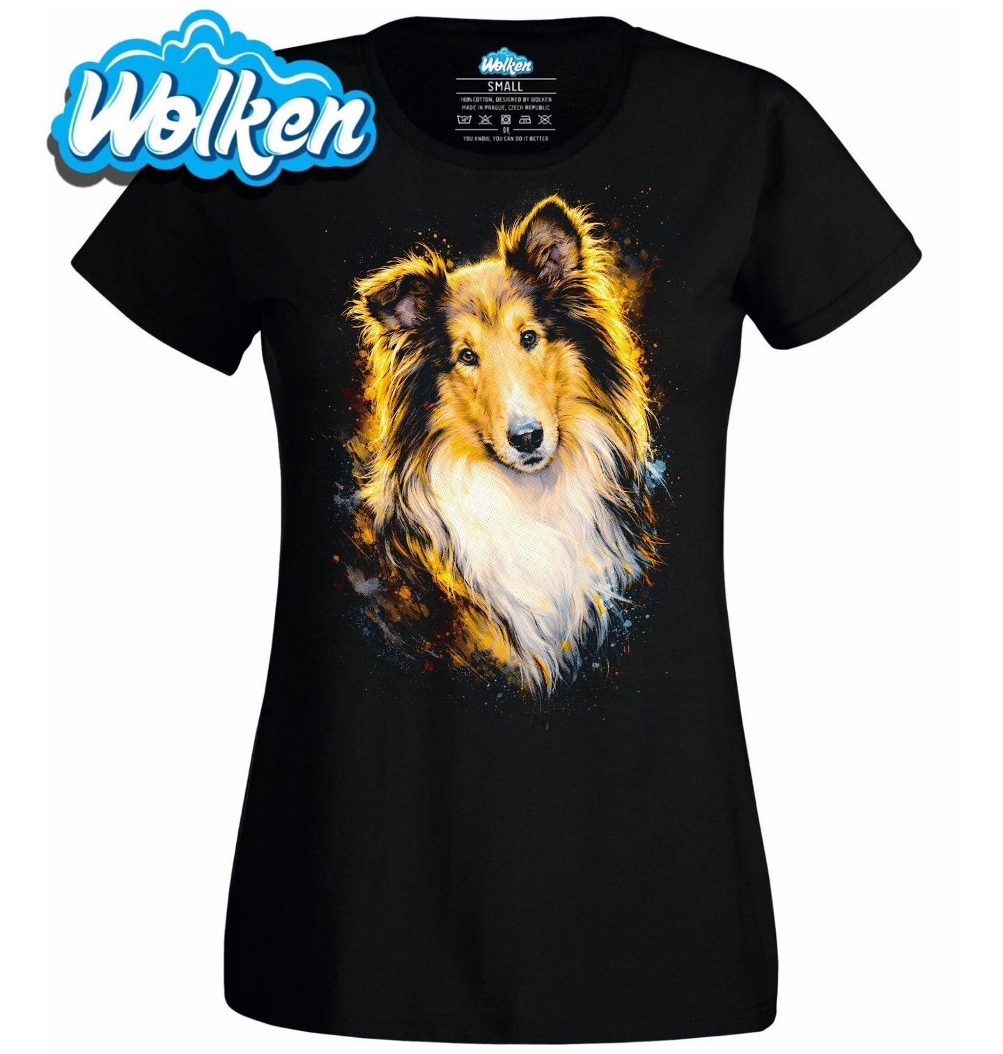 Dámské tričko Kolie dlouhosrstá.jpg