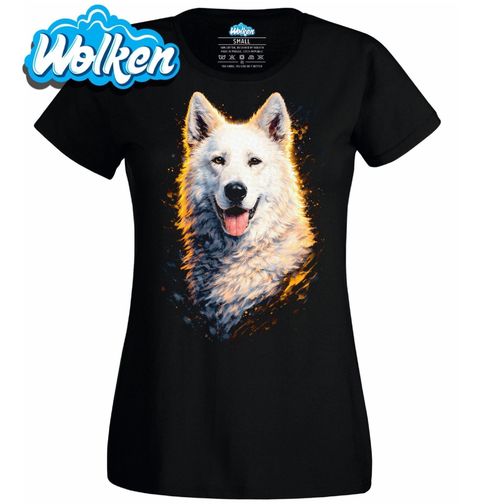 Obrázek produktu Dámské tričko Bílý švýcarský ovčák