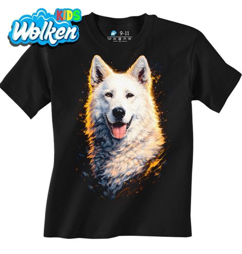 Obrázek produktu Dětské tričko Bílý švýcarský ovčák