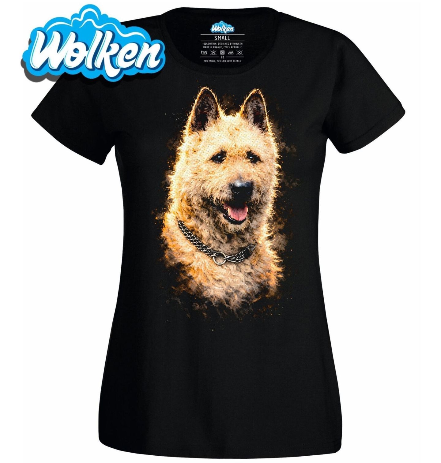 Dámské tričko Belgický ovčák Laekenois.jpg