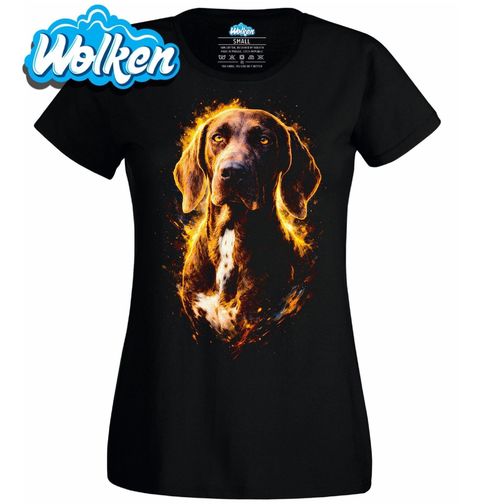 Obrázek produktu Dámské tričko Hnědý Německý krátkosrstý ohař