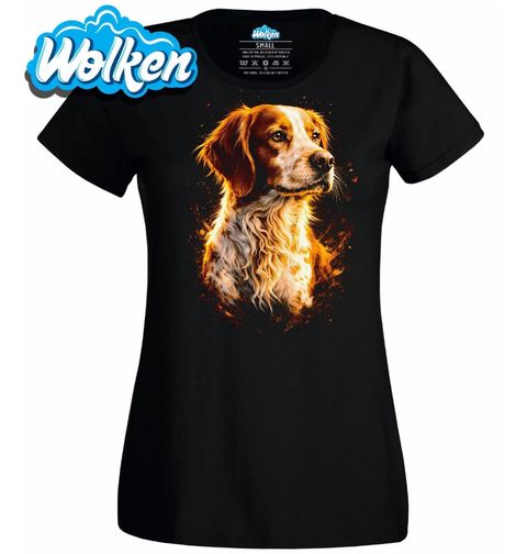 Obrázek produktu Dámské tričko Elegantní Bretaňský ohař